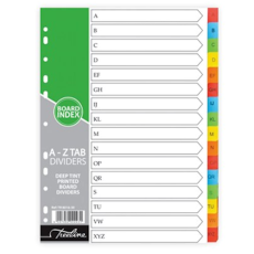 Treeline A to Z - 16 Tab Deep Tint File Dividers, Assorted